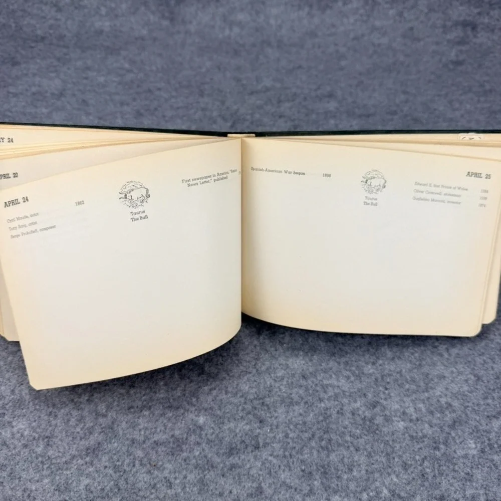 Vintage 1941 Signs of My Friends Vol 2 Autograph Zodiac Horoscope Birthday Book